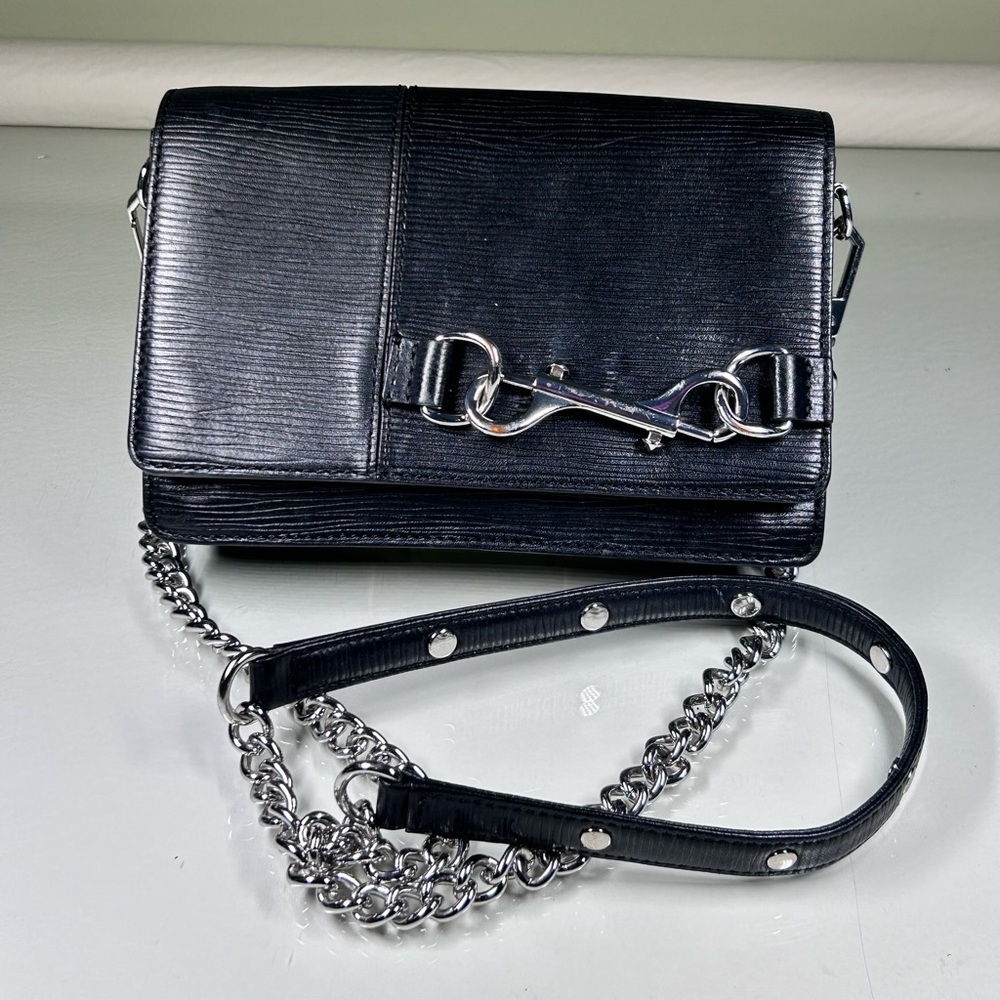 Rebecca Minkoff Bedford Leather Chain Crossbody Purse